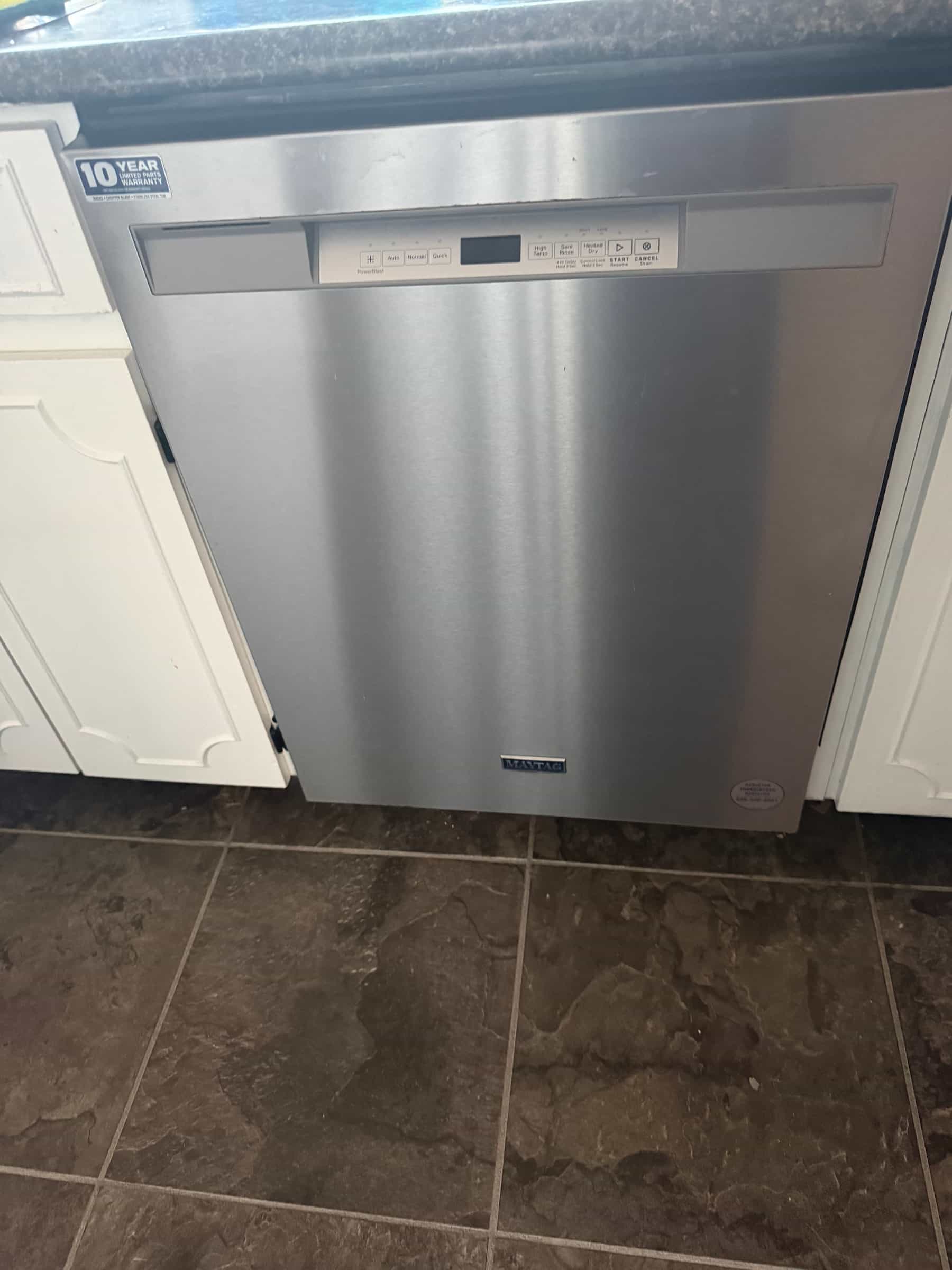 Dishwasher leak repaired and tested in Halifax & Surrounding Areas.