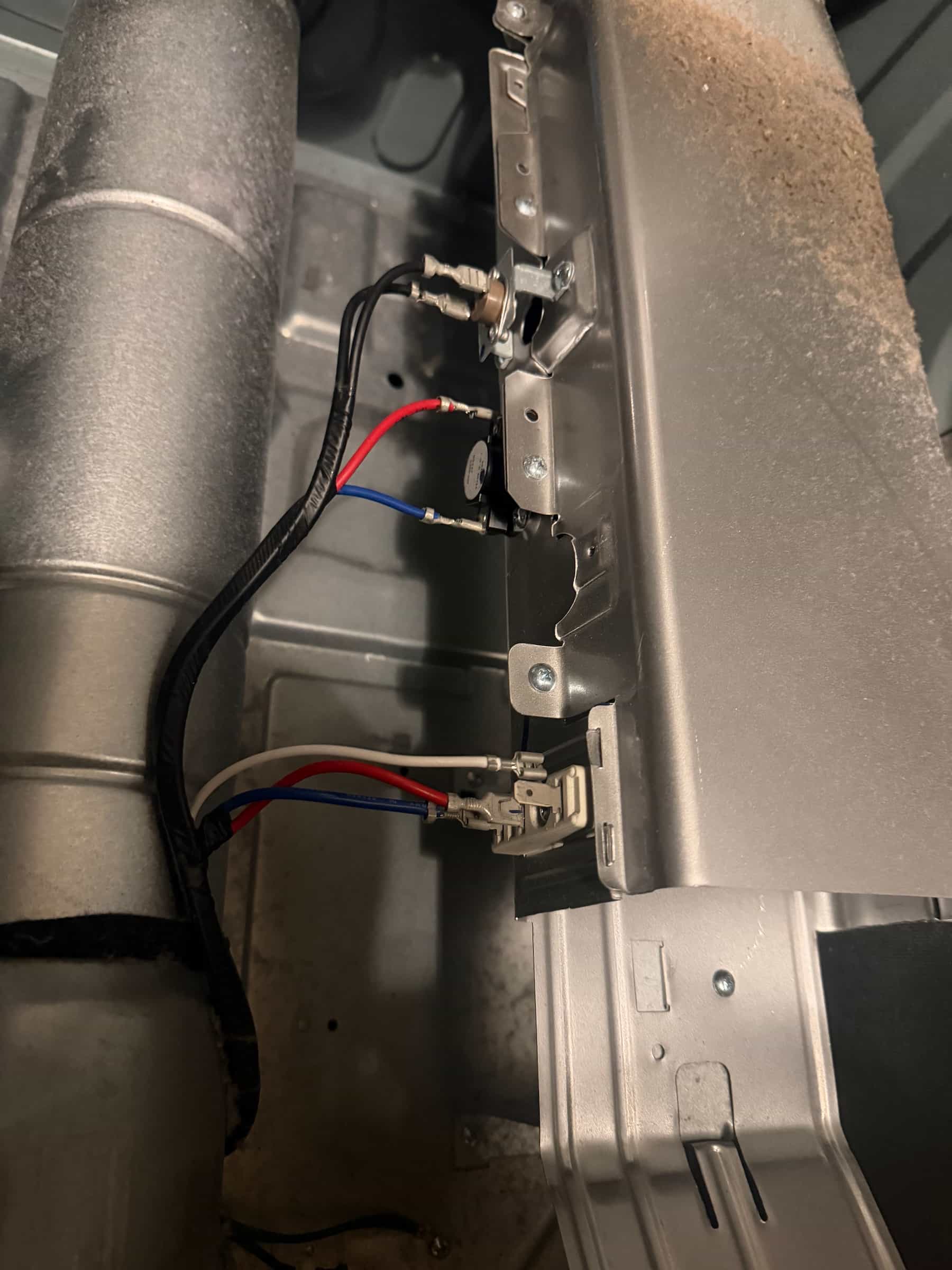 Dryer repaired after a no-heat issue in Halifax & Surrounding Areas.