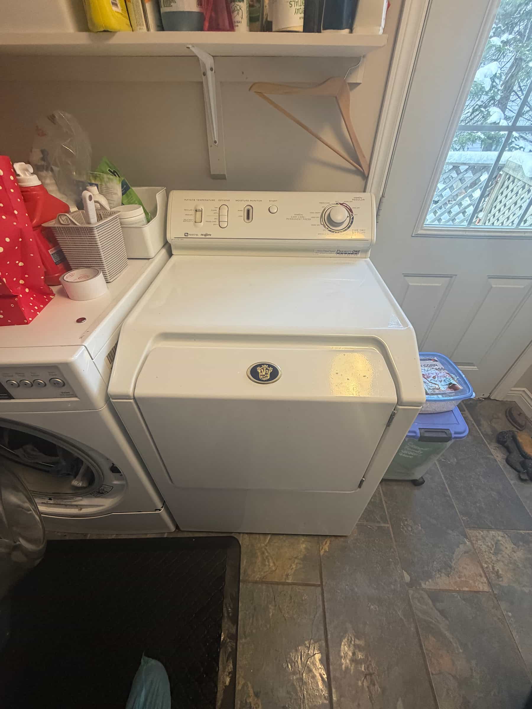 Dryer electrical issue diagnosed and repaired in Halifax & Surrounding Areas.