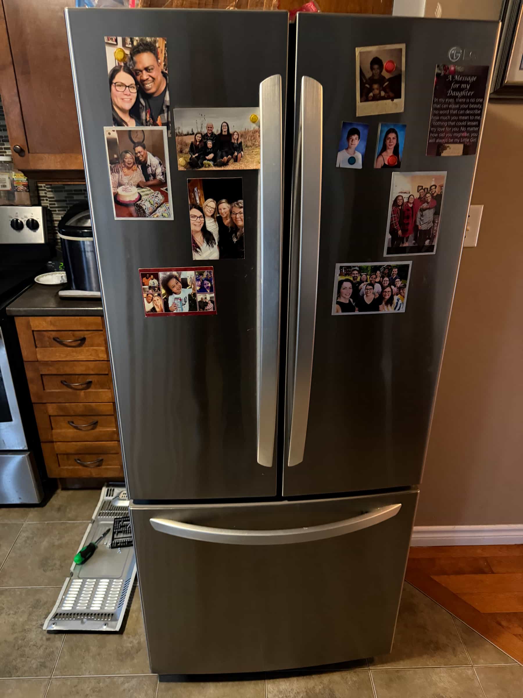 Refrigerator temperature issue repaired in Halifax & Surrounding Areas.